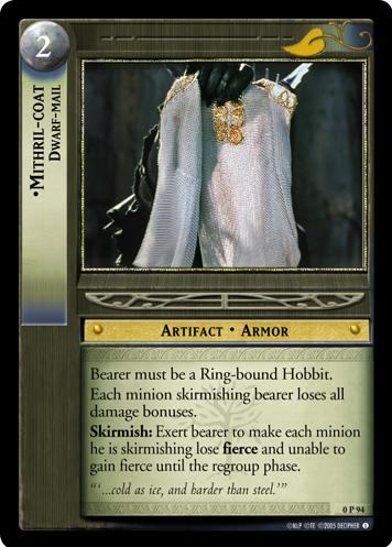 Mithril-coat, Dwarf-mail (P)